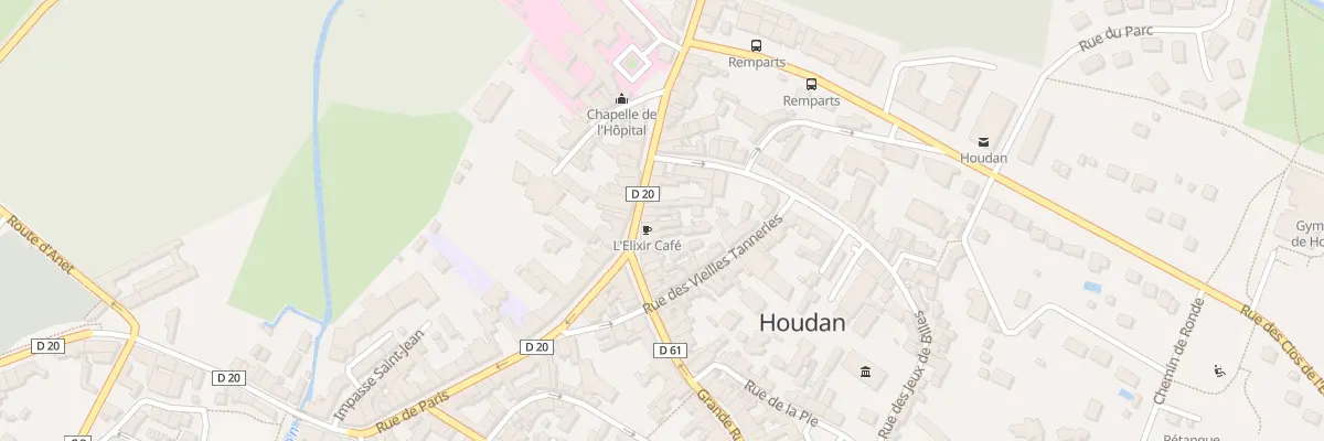Plan du 43 Rue de Paris à Houdan