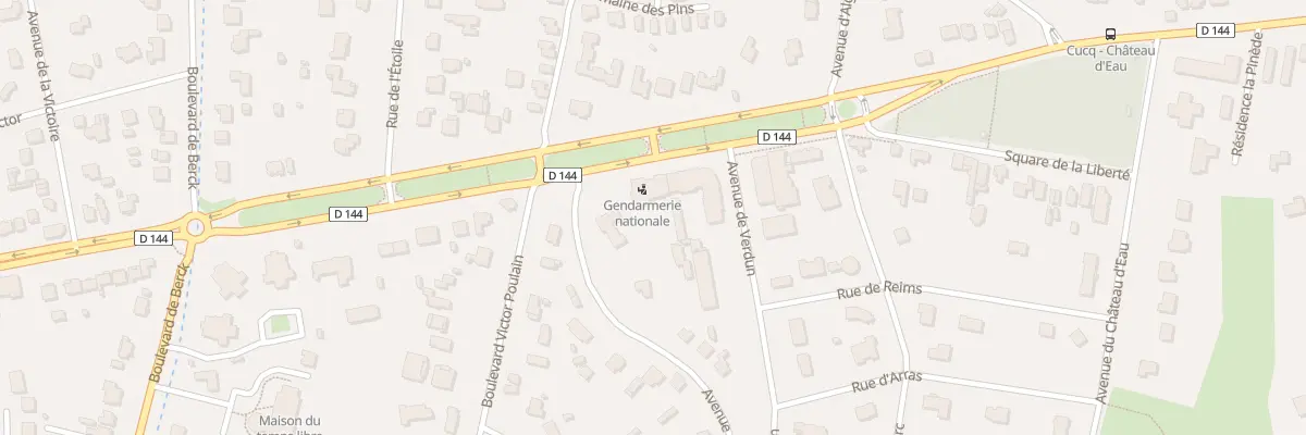 Plan du 567 Bd Edmond Labrasse à Cucq