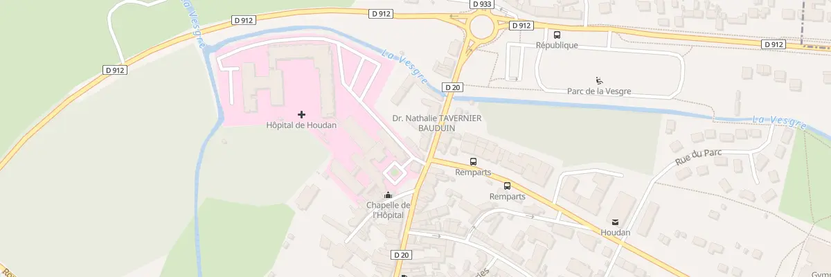 Plan du 36 Rue de Paris à Houdan