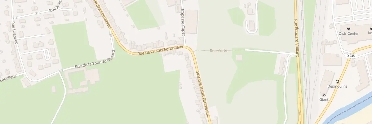 Plan du 52 Rue des Hauts Fourneaux à Outreau