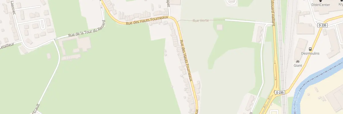 Plan du 76 Rue des Hauts Fourneaux à Outreau