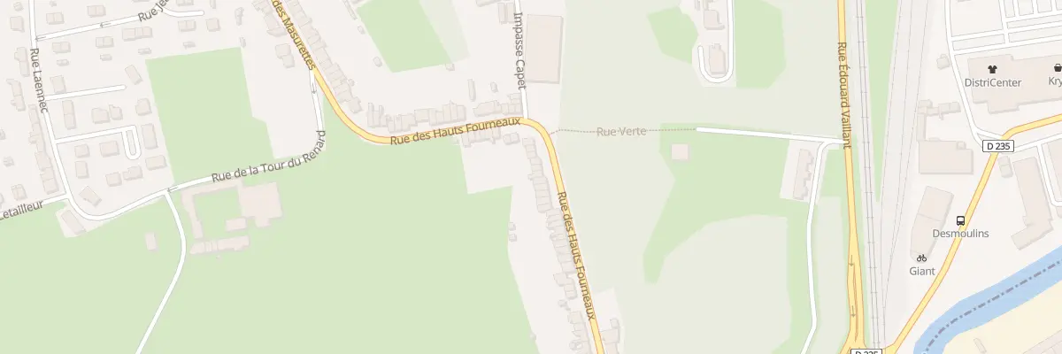 Plan du 56 Rue des Hauts Fourneaux à Outreau