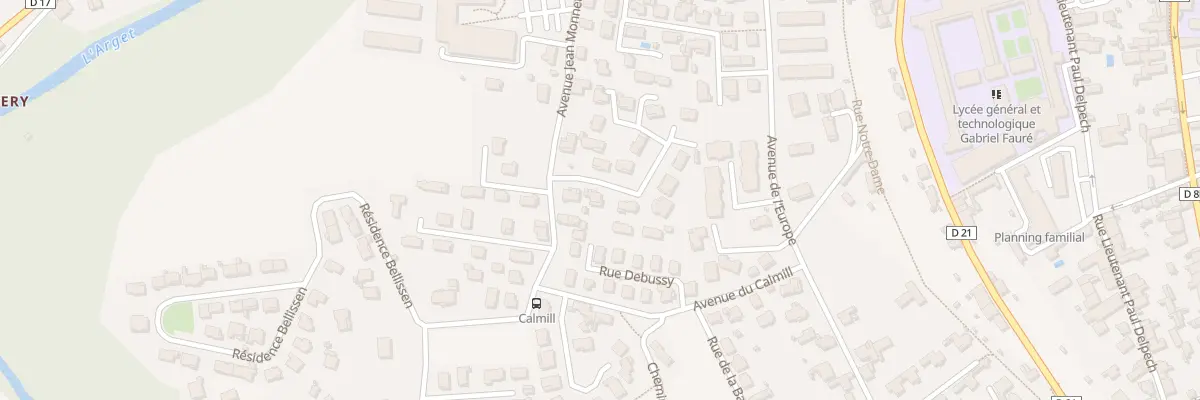 Plan du 3 Rue Pablo Casals à Foix