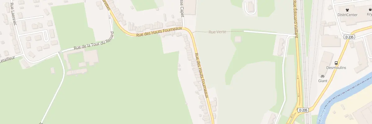 Plan du 68 Rue des Hauts Fourneaux à Outreau