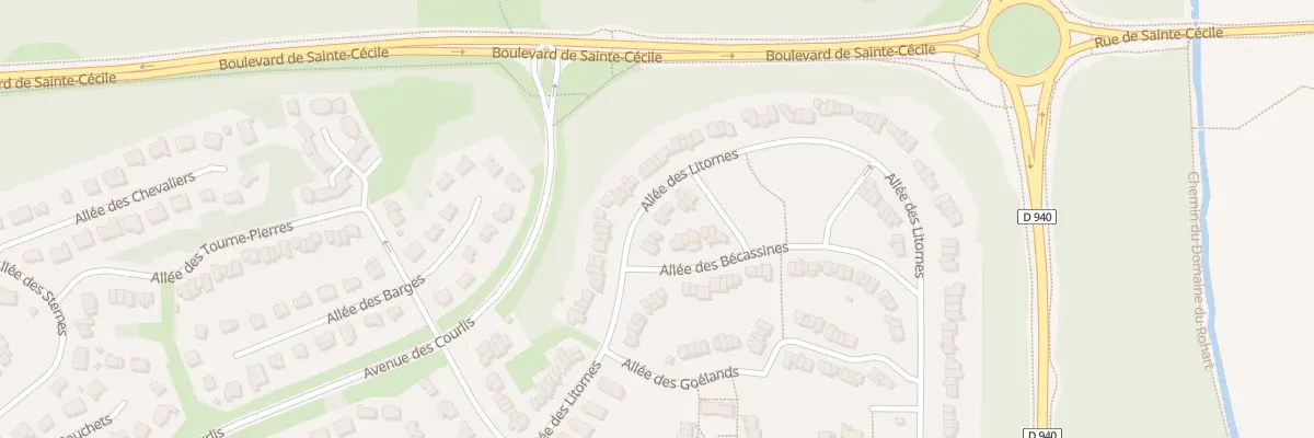 Plan du 5514 All des Litornes à Camiers