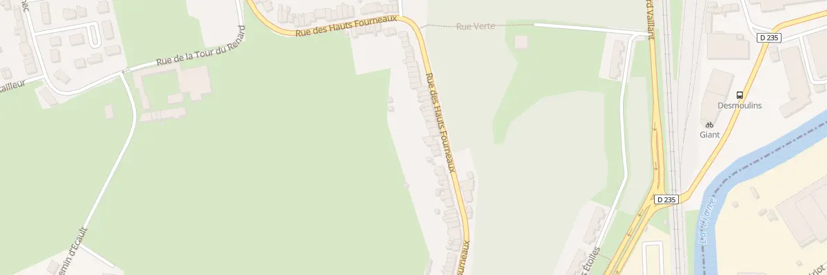 Plan du 84 Rue des Hauts Fourneaux à Outreau