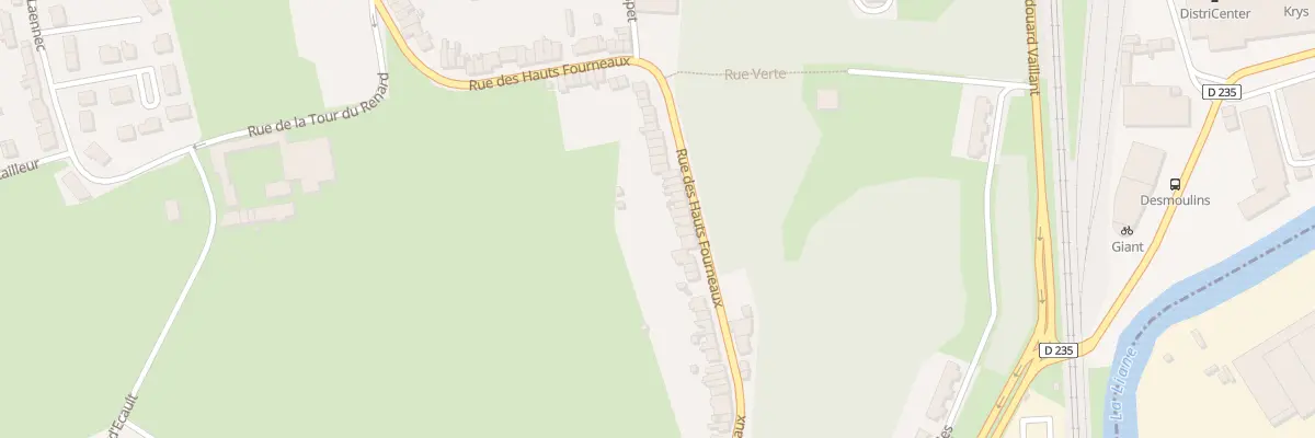 Plan du 78 Rue des Hauts Fourneaux à Outreau