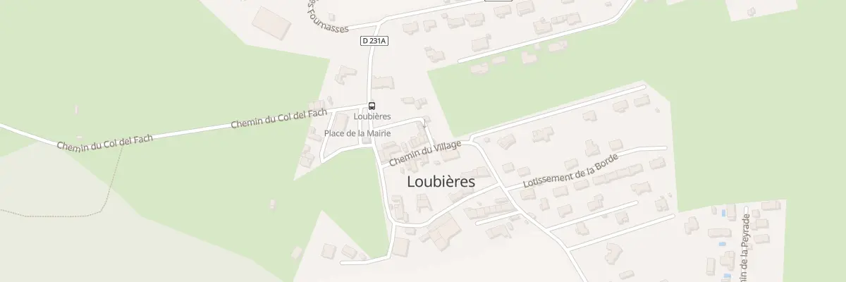Plan du 5 Che du Village à Loubières