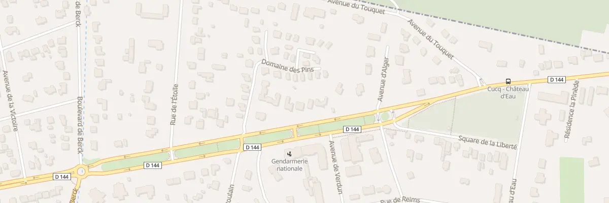 Plan du 542 Bd Edmond Labrasse à Cucq