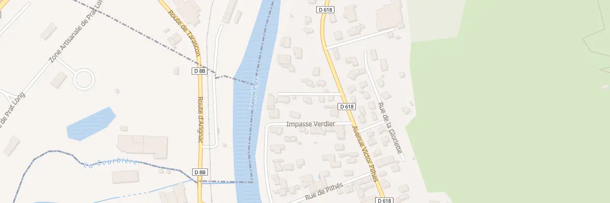 Plan du 2 Imp du Moulin Neuf à Tarascon-sur-Ariège