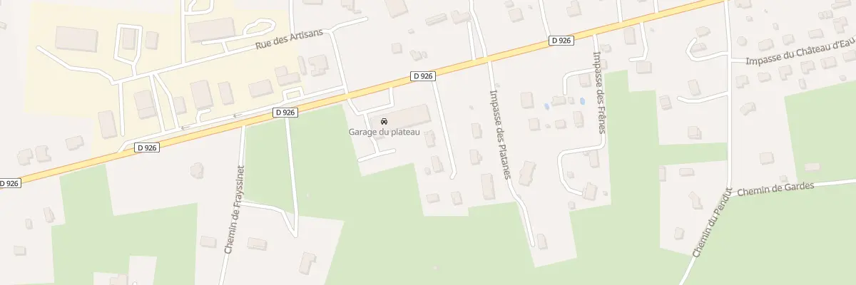 Plan du 2 Lot Falip à Septfonds