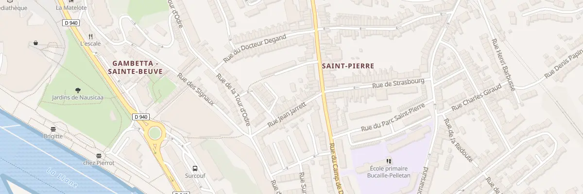 Plan du 23 Rue Jean Jarrett à Boulogne-sur-Mer