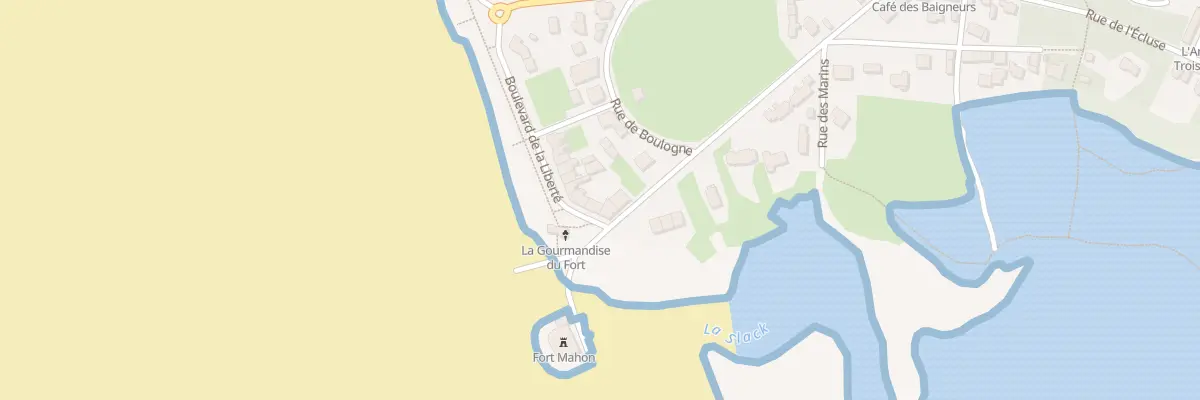 Plan du 2 Bd de la Liberté à Ambleteuse