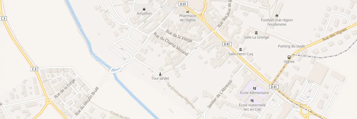 Plan du 14 Rue de la Planche Imbert à Houdan