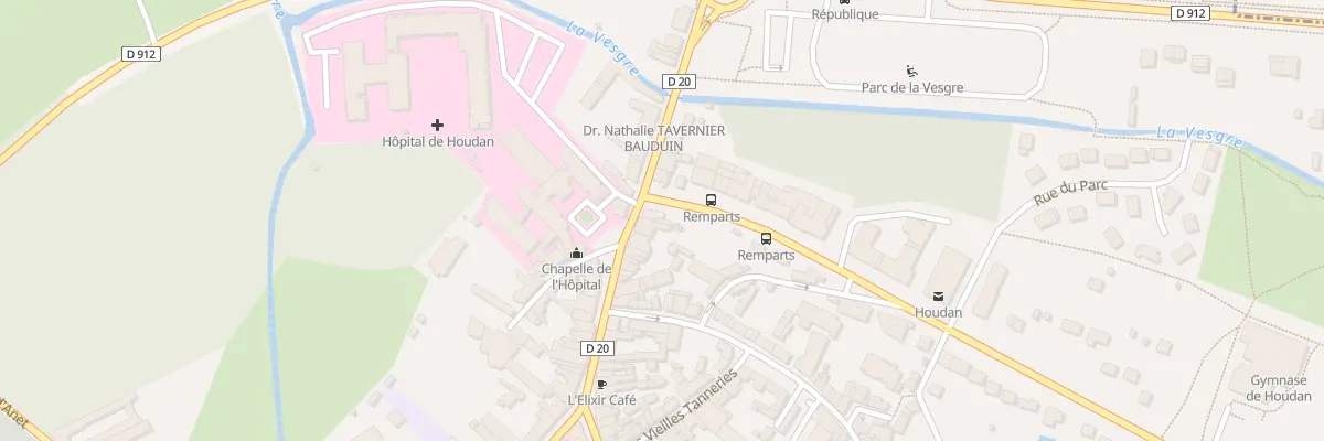 Plan du 11 Rue de Paris à Houdan
