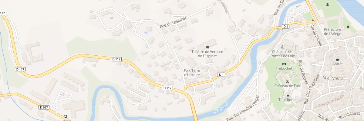 Plan du 45 Rue de l’Espinet à Foix