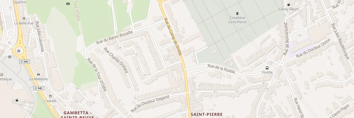 Plan du 161 Rue du Camp de Droite à Boulogne-sur-Mer