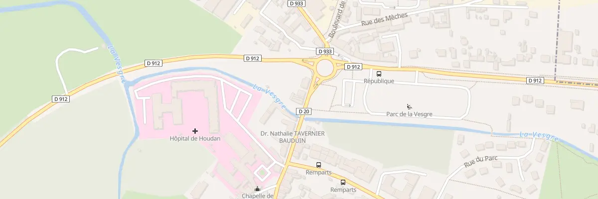Plan du 24 Rue de Paris à Houdan