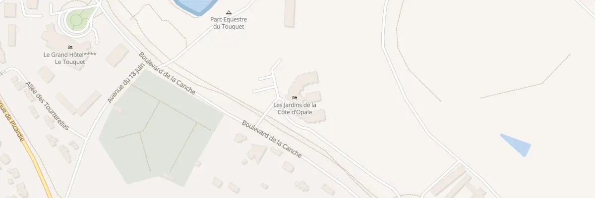 Plan du 9021 Res Les Jardins d’Opale au Touquet-Paris-Plage