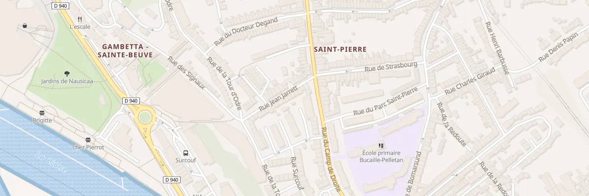Plan du 24 Rue Jean Jarrett à Boulogne-sur-Mer