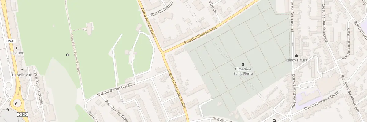 Plan du 174 Rue du Camp de Droite à Boulogne-sur-Mer