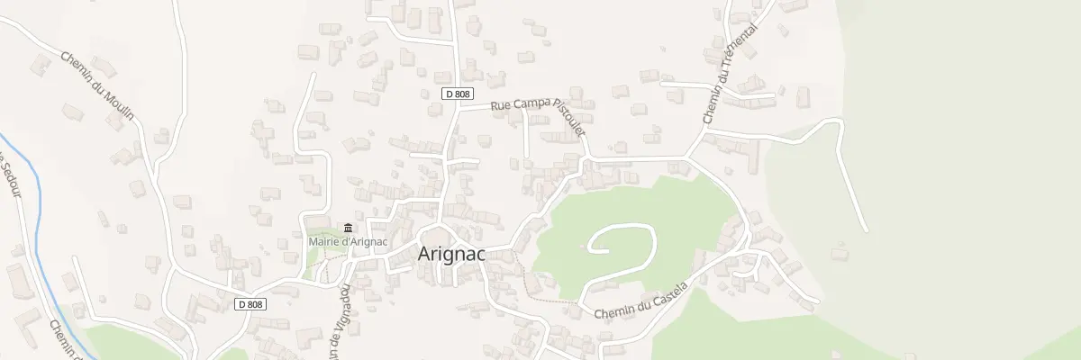 Plan du 5 Rue de la Ritourio à Arignac