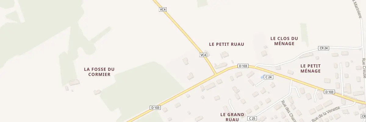 Plan du 1 Rte de Nouan à Crouy-sur-Cosson