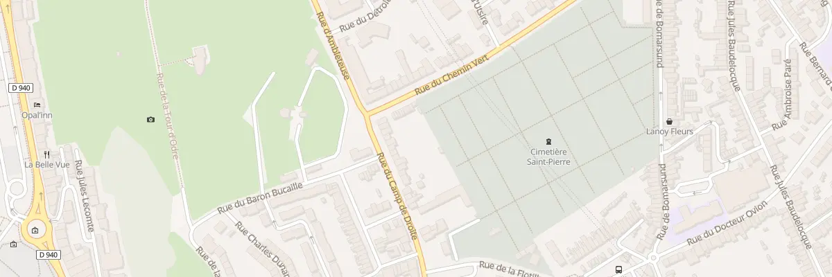 Plan du 172 Rue du Camp de Droite à Boulogne-sur-Mer