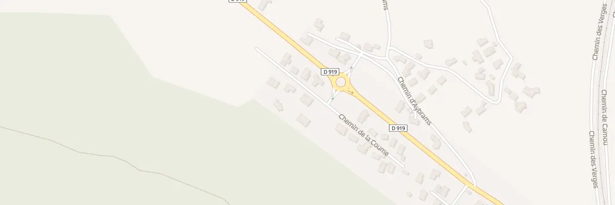 Plan du 21 Che de la Coume à Crampagna