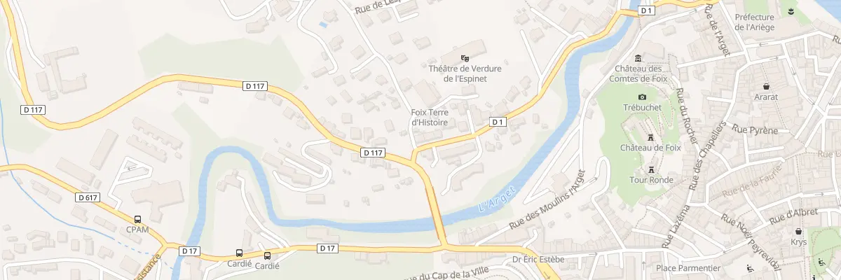 Plan du 43 Rue de l’Espinet à Foix