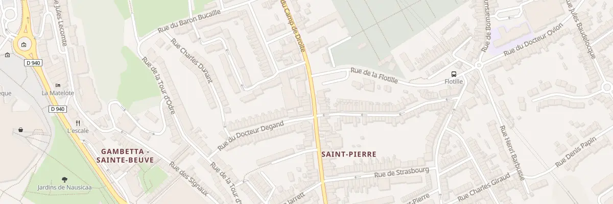 Plan du 135 Rue du Camp de Droite à Boulogne-sur-Mer