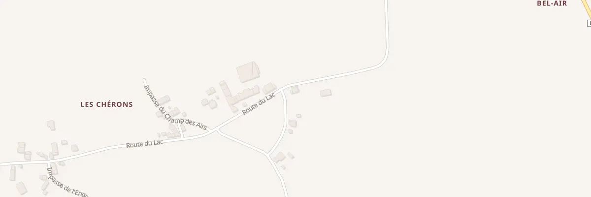 Plan du 1 Rue du Carroir Les Cherons à Cuzion