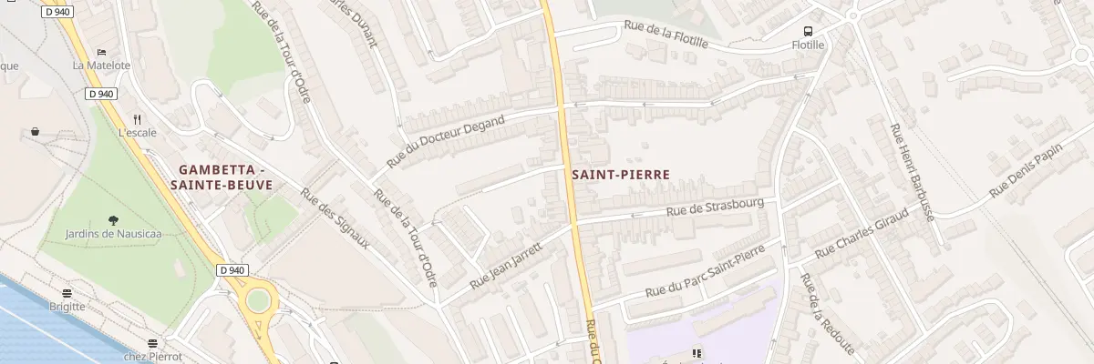 Plan du 107 Rue du Camp de Droite à Boulogne-sur-Mer