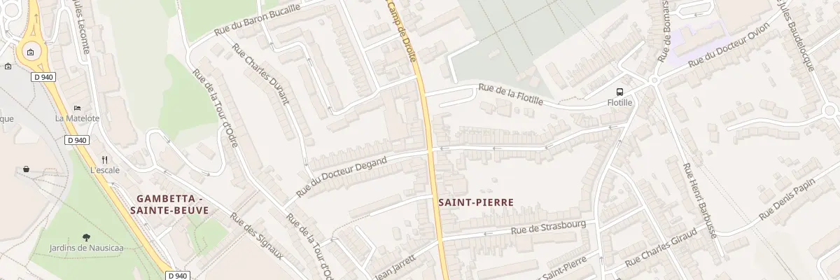 Plan du 129 Rue du Camp de Droite à Boulogne-sur-Mer