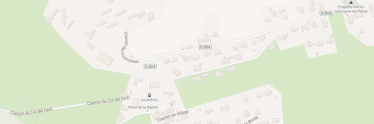 Plan du 4B Che de la Prado à Loubières