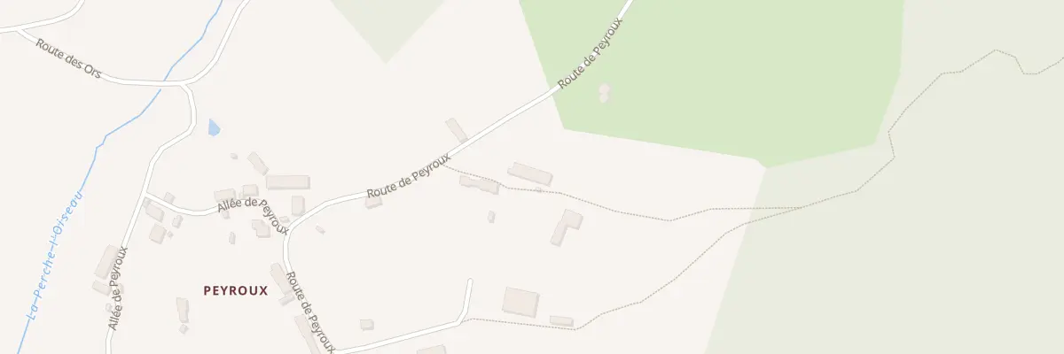 Plan du 544 Rte de Peyroux à La Croisille-sur-Briance