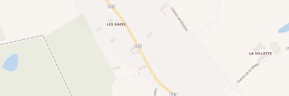 Plan du 19 Rte de Dhuizon à Thoury