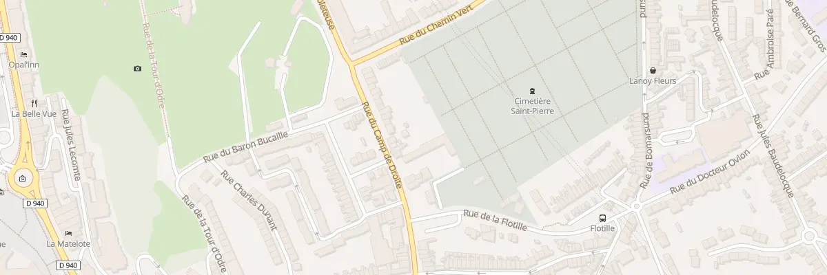 Plan du 154 Rue du Camp de Droite à Boulogne-sur-Mer