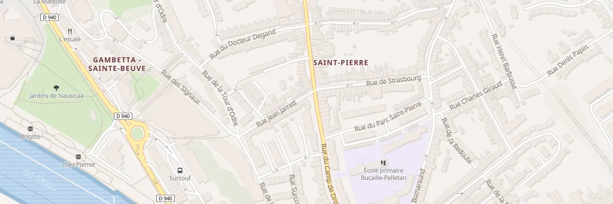 Plan du 32 Rue Jean Jarrett à Boulogne-sur-Mer