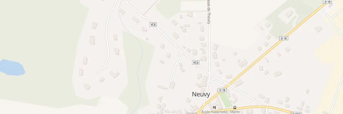 Plan du 5 Rte de la Suissière à Neuvy