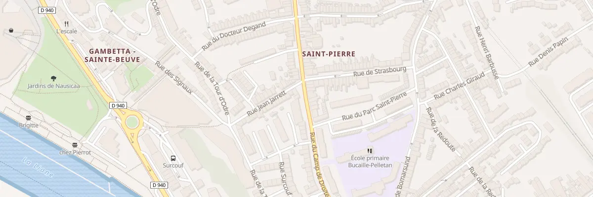 Plan du 89 Rue du Camp de Droite à Boulogne-sur-Mer