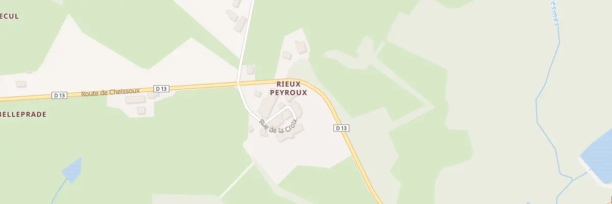 Plan du 8 Rue de la Croix à Champnétery