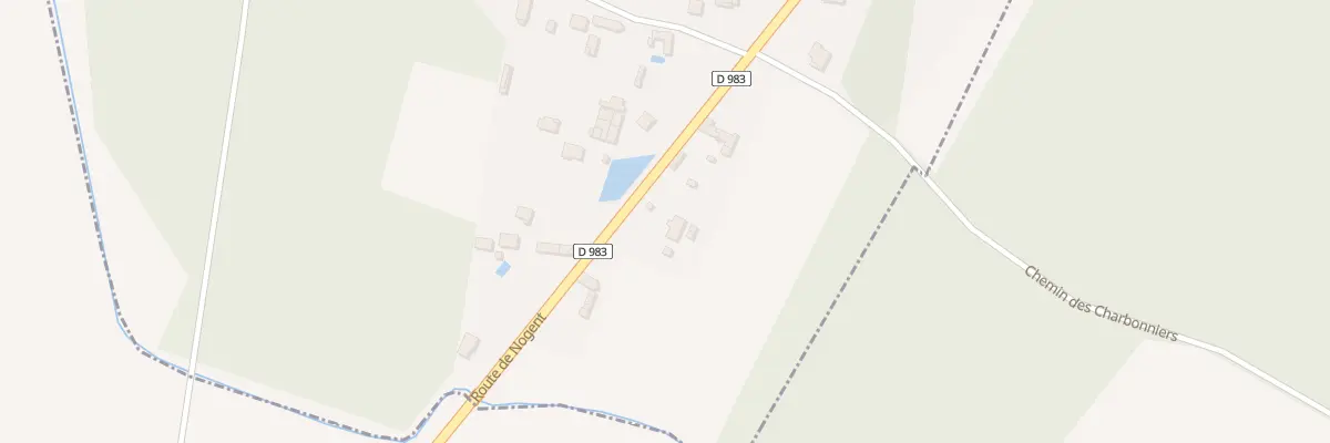 Plan du 33 Rte de Nogent à Grandchamp