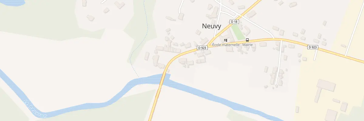 Plan du 2 Rte de Neung-sur-Beuvron à Neuvy
