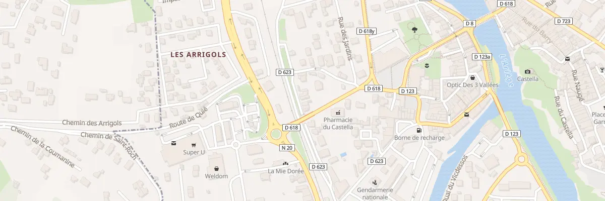 Plan du 11B Av Vaillant Couturier à Tarascon-sur-Ariège