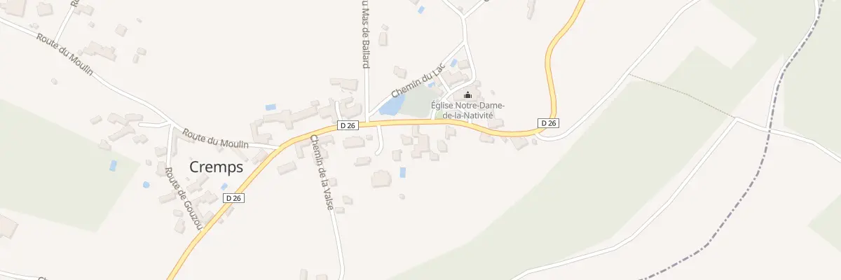 Plan du 5017 Le Bourg à Cremps
