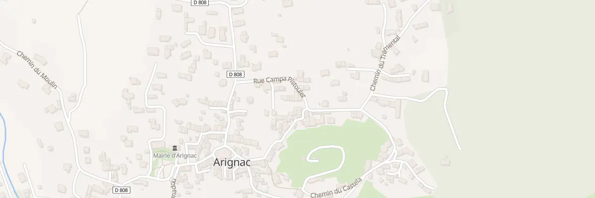 Plan du 10 Rue Campa Pistoulet à Arignac
