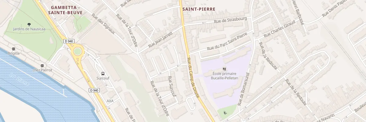 Plan du 71 Rue du Camp de Droite à Boulogne-sur-Mer