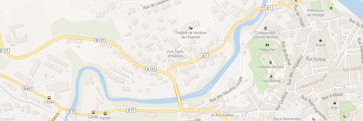 Plan du 37 Rue de l’Espinet à Foix