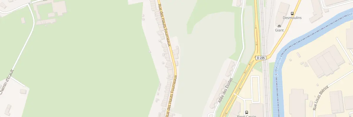 Plan du 107 Rue des Hauts Fourneaux à Outreau